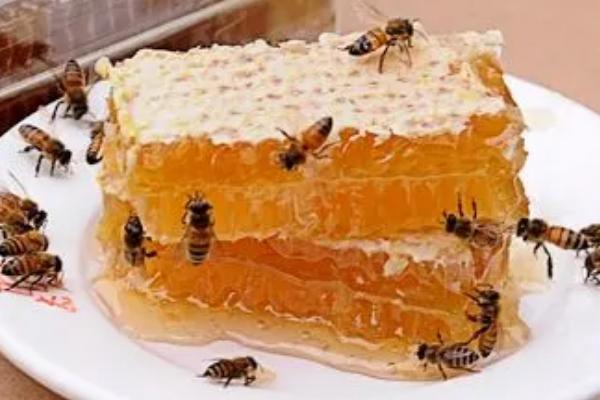 蜂巢蜜里面的蜂蜡能不能吃，可以食用但口感不佳