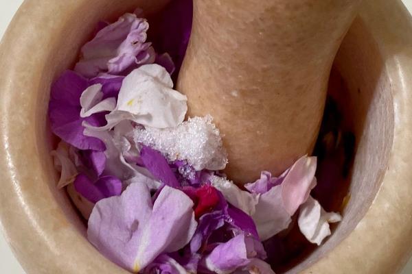 如何用凤仙花染指甲，捣碎后添加白醋再涂抹指甲