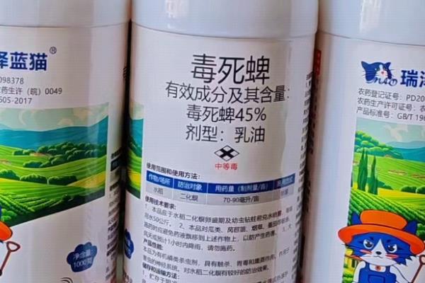 毒死蜱的主要灭杀对象，可防治治蚜虫、棉蚜、蓟马等害虫