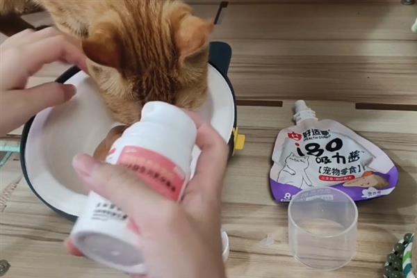 给猫咪饲喂鱼油的好处，可以有效改善猫咪的免疫系统