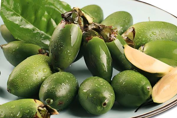 槟榔水果的形态特征，是长圆形或卵圆形的