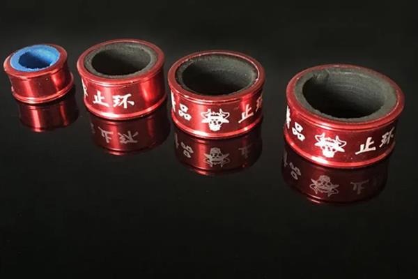 竿止圈的作用，防止鱼竿滑入水中