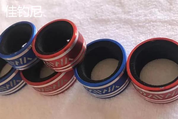 竿止圈的作用，防止鱼竿滑入水中