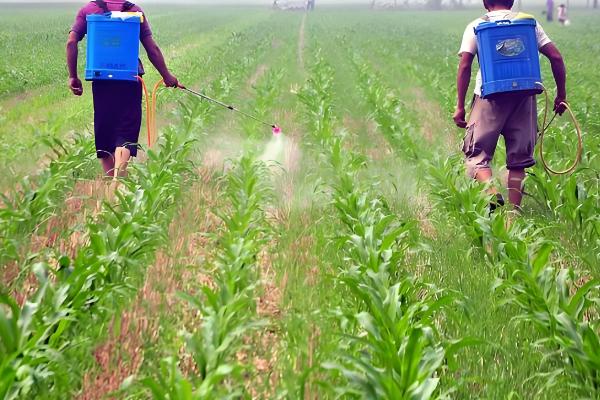 夏玉米苗后除草剂使用方式，一般在玉米3-5叶期用药