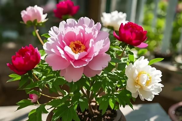 盆栽芙蓉牡丹的养殖方式，要确保温暖的环境