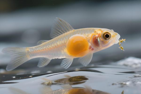 小金鱼产卵是什么样的，雄鱼会不停地追逐雌鱼