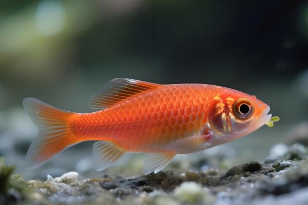 小金鱼产卵是什么样的，雄鱼会不停地追逐雌鱼