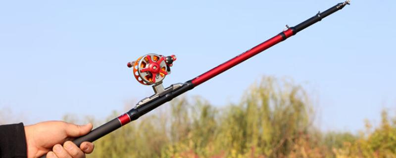 前打竿的特点，特点是有渔轮和导线环