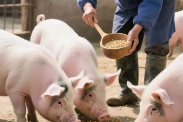 40到50斤的猪一顿喂多少，要喂1.4-1.8斤的饲料