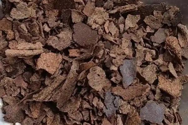 用油饼做肥料的方法，粉碎后装入容器中并加水发酵