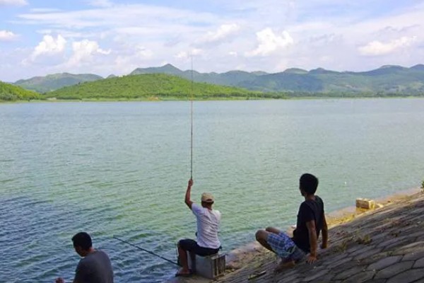 水库钓鲤鱼是不是钓近，钓点一般要离岸5-6米以上