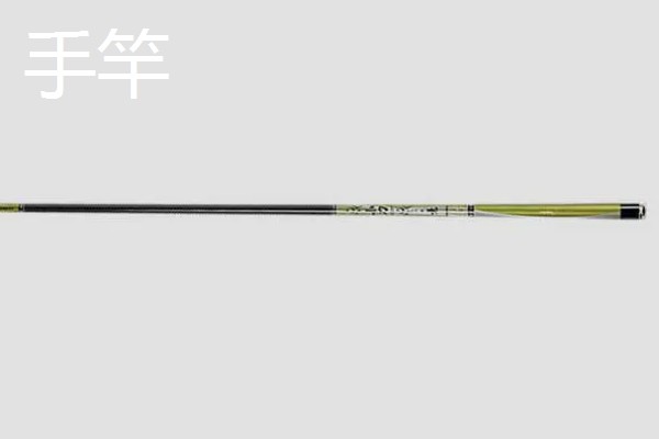 传统钓所用鱼竿，以溪流竿、传统长竿为主