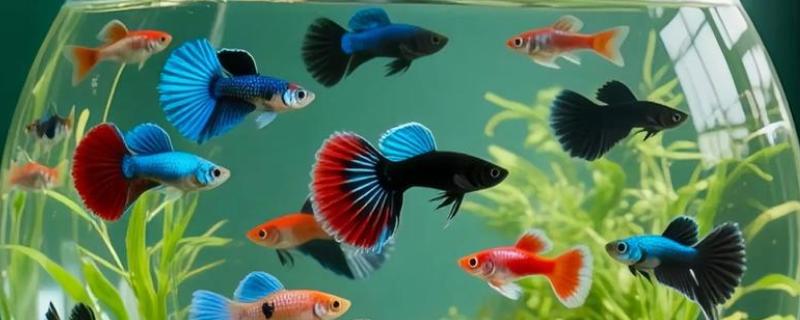 杂袍孔雀鱼怎么分公母，可通过体型和颜色来区分