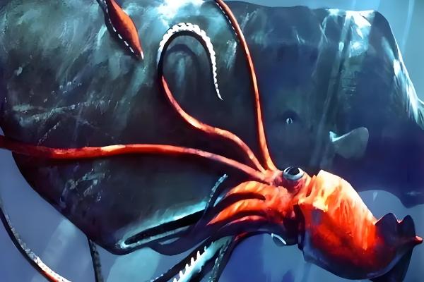 大王乌贼的体型,长度能达到18-20米左右