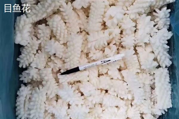 目鱼花和鱿鱼花的区别，颜色和口感均不同