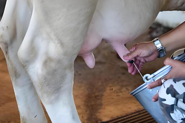 奶牛怎样挤奶,挤奶之前需洗刷牛体