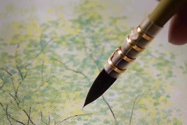 松鼠毛画笔与貂毛画笔的区别，用途和硬度不同