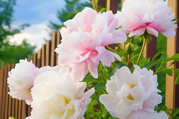芍药花的颜色,有红色、白色、粉色等